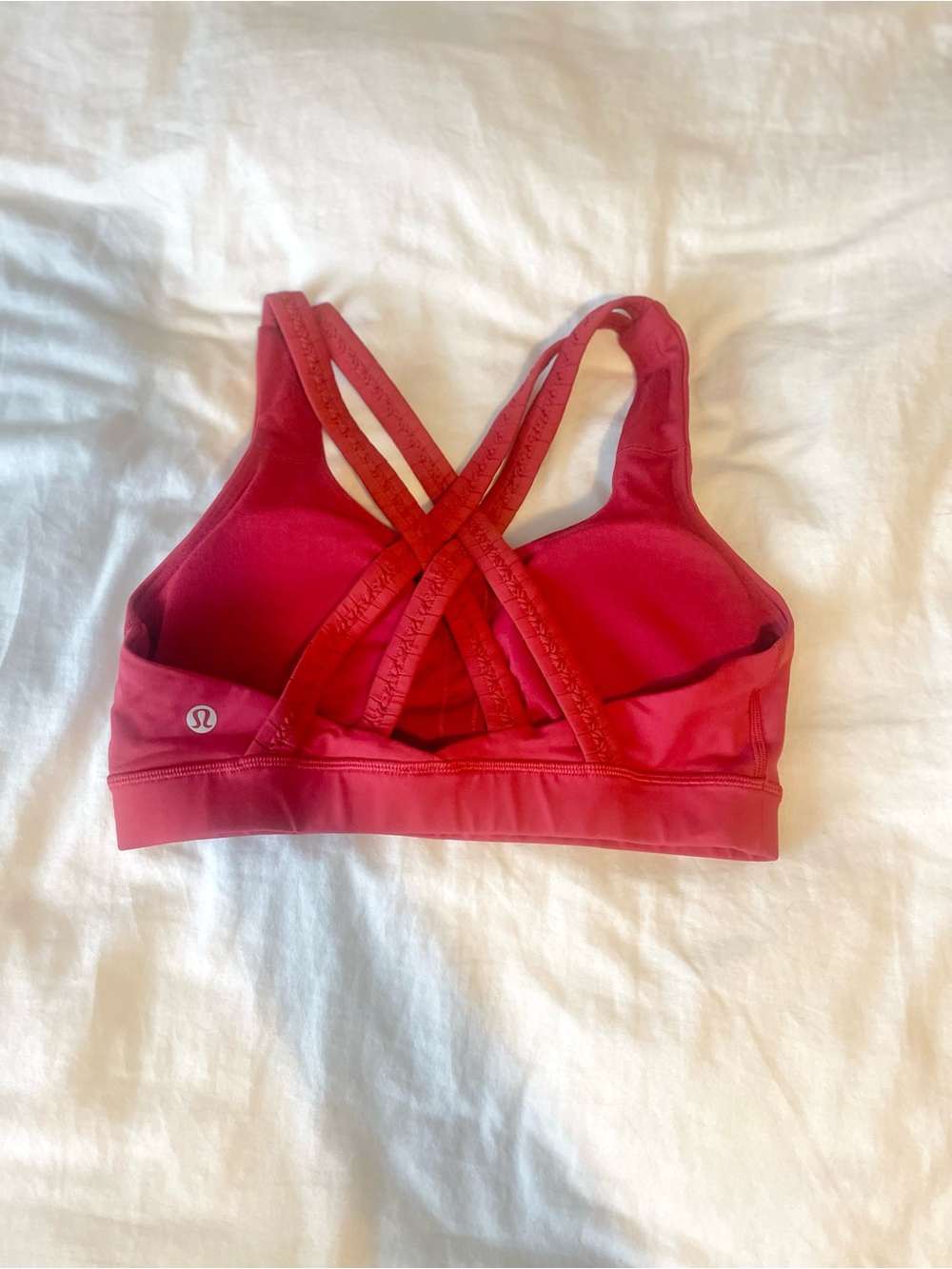 lululemon athletica Crimson Red Crisscross Sports Bra
